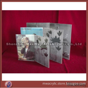 Transparent Freestanding 2mm Acrylic Photo/Picture Frame